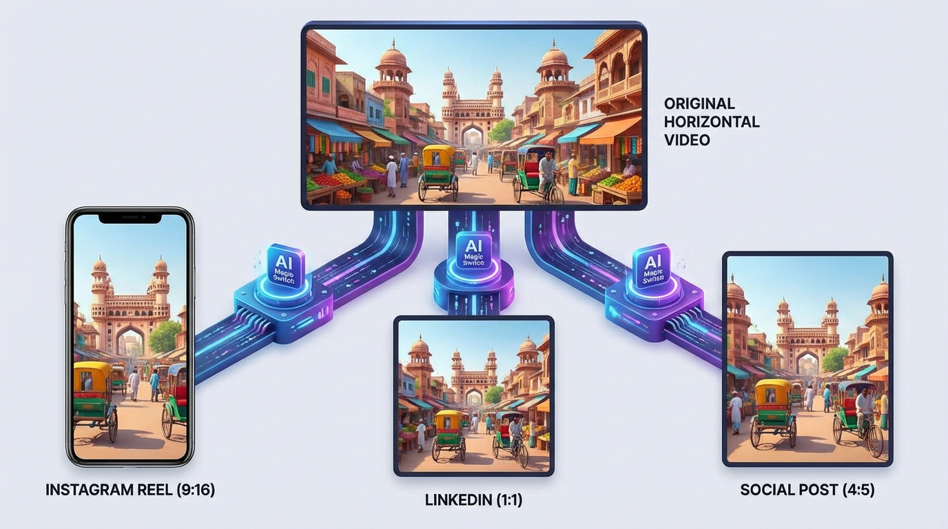 InVideo AI workflow and pricing illustration