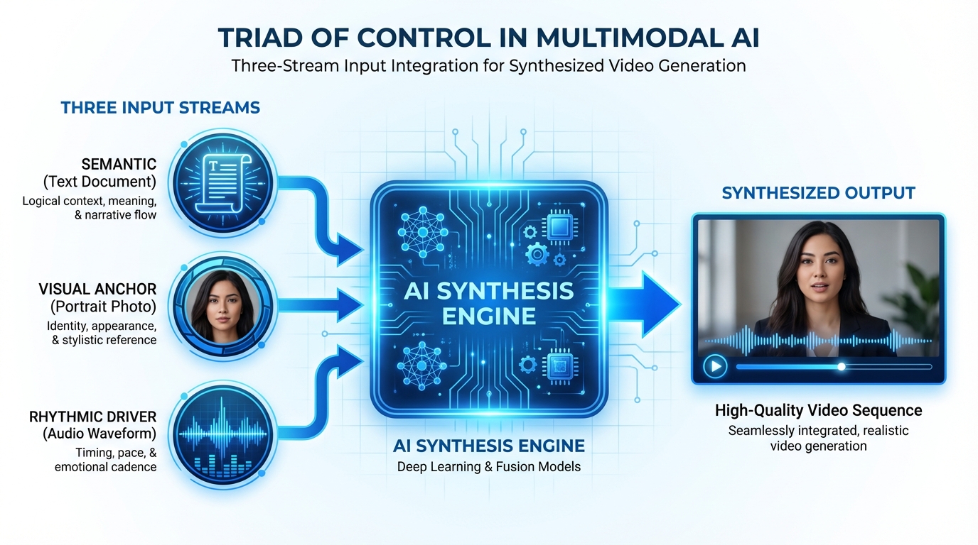 Multimodal AI Video Architecture Diagram