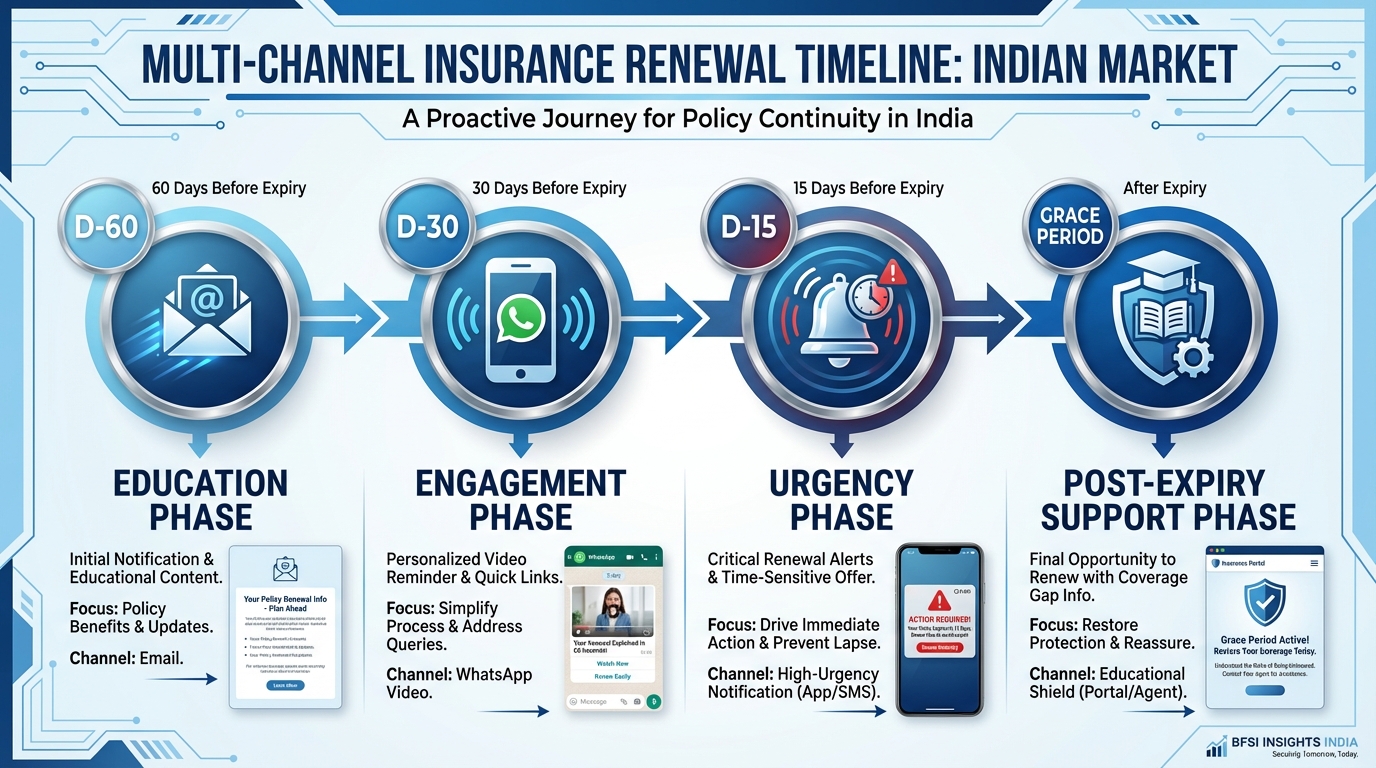 Dashboard illustrating BFSI video personalization and WhatsApp-first journeys