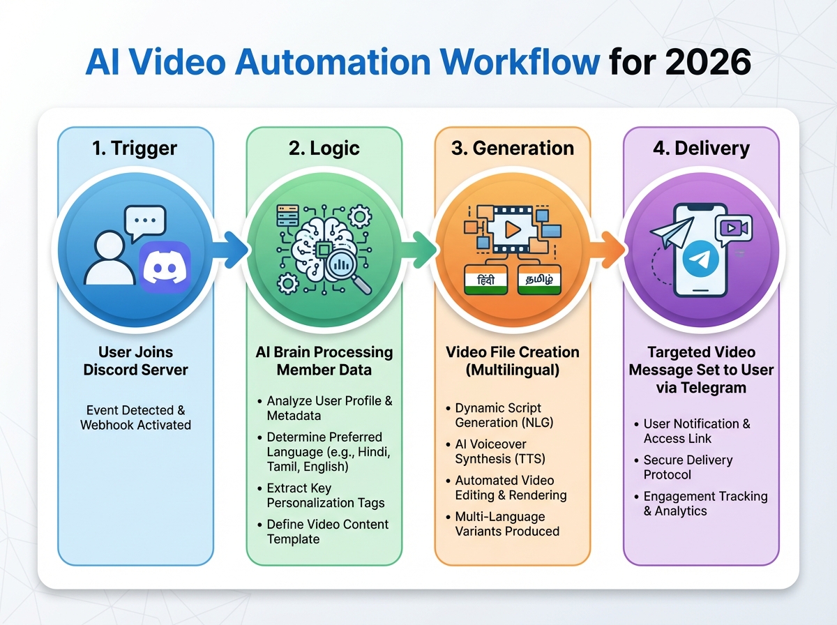 AI video use cases for paid Indian communities illustration