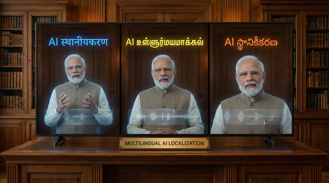 AI narrator avatar concept art