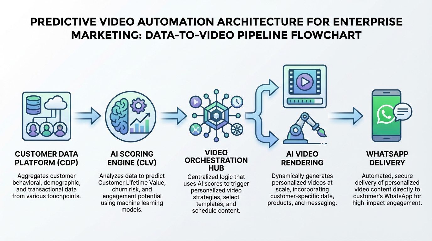 CLV modeling and AI prediction illustration