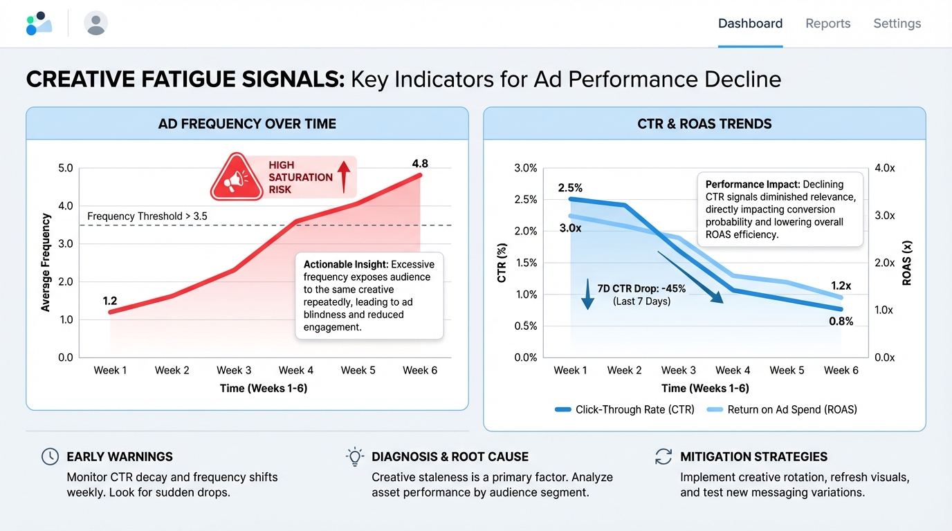 AI creative refresh workflow visualization