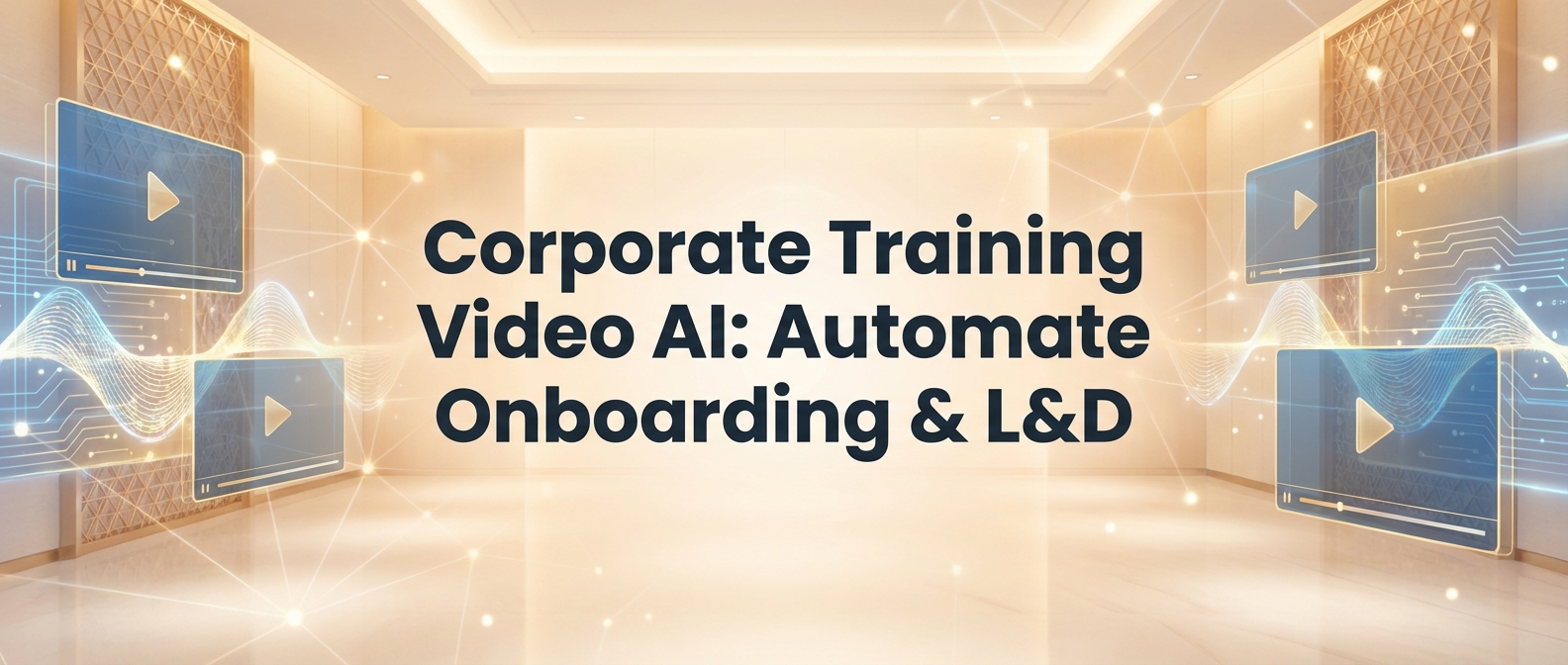 Corporate Training Video AI: Automate Onboarding & L&D