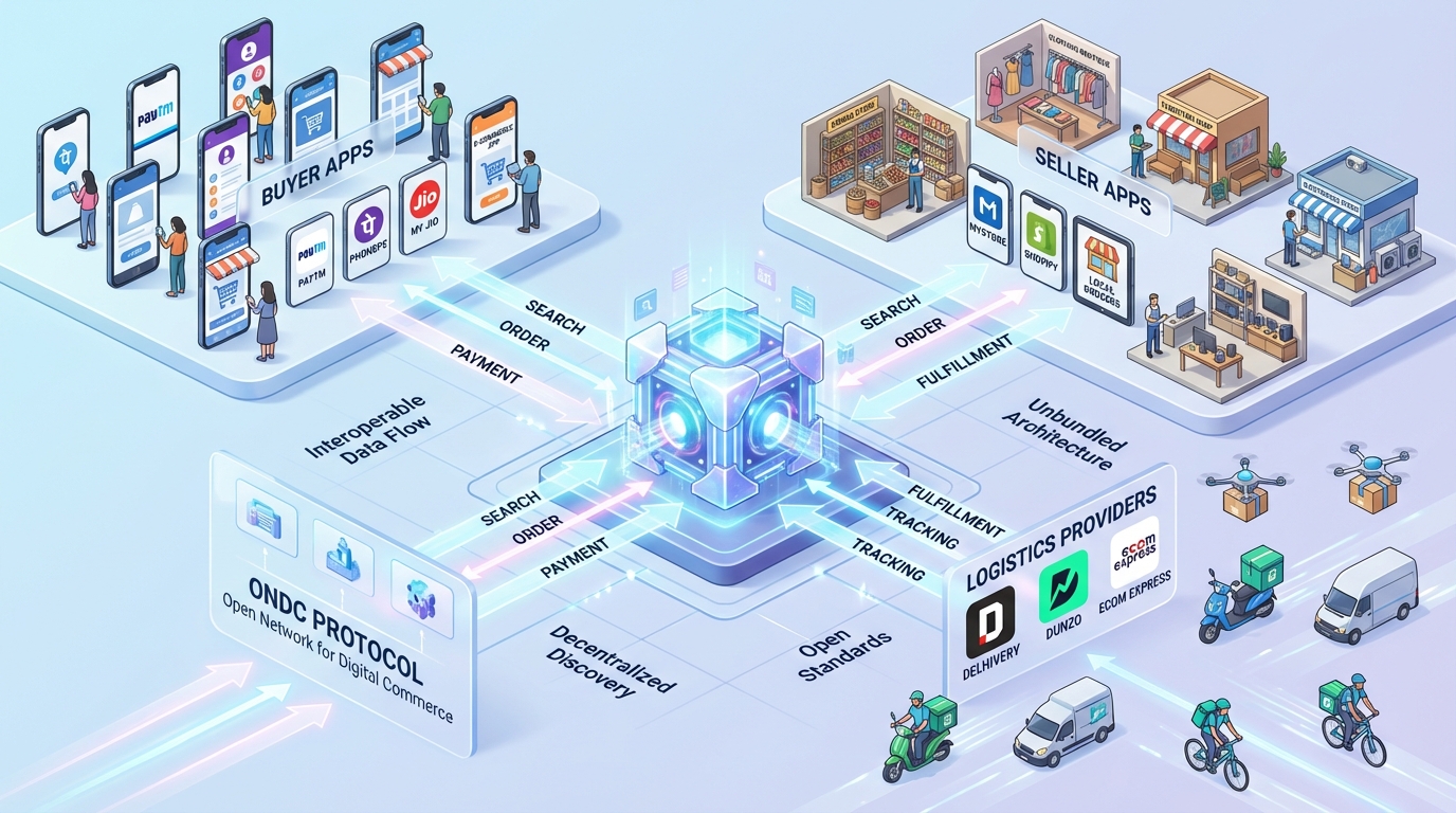 Hyperlocal commerce marketing visual