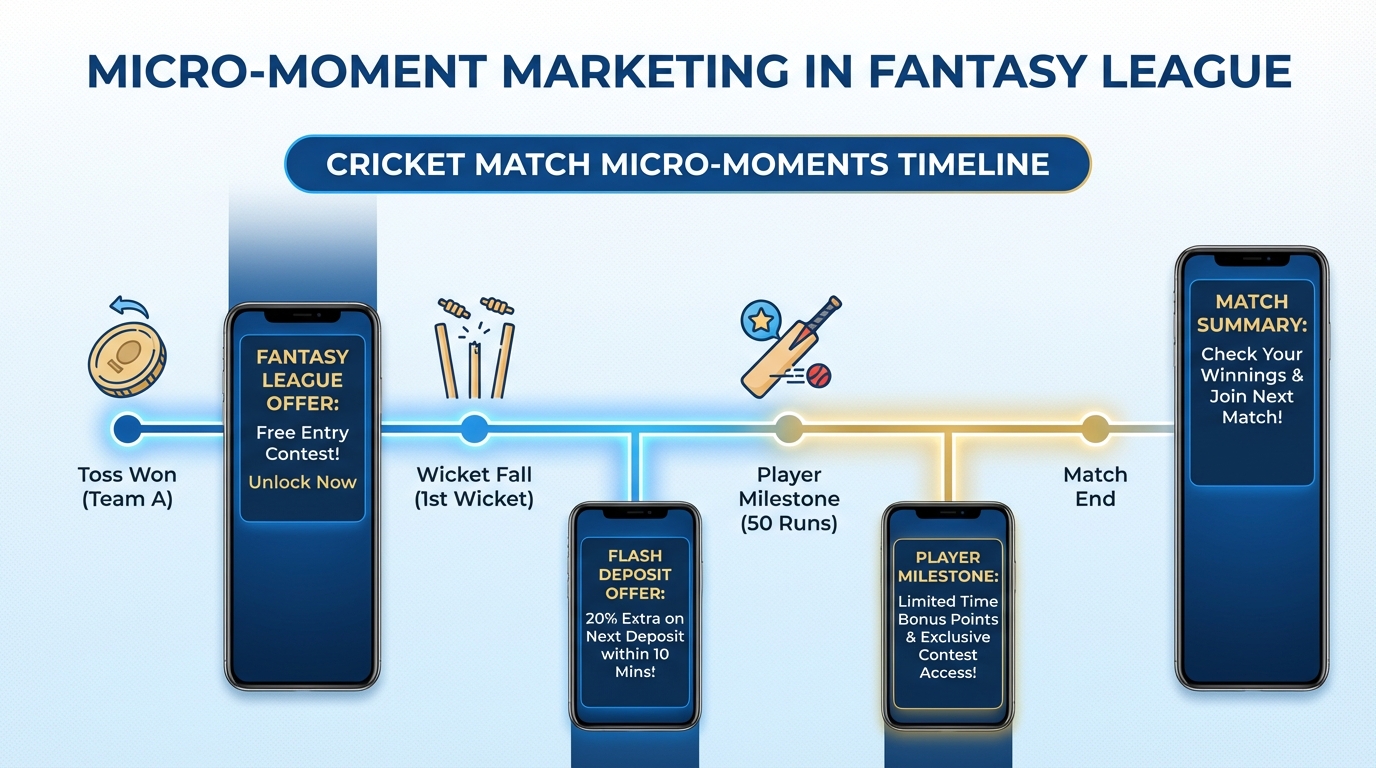 Example of personalized cricket video creative for IPL fantasy marketing