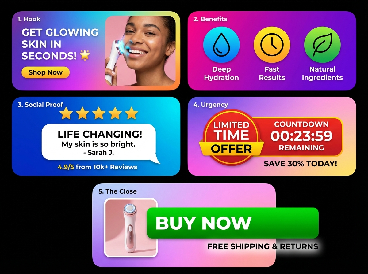 Shopify and Amazon listing video workflows illustration