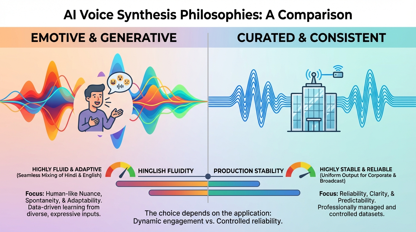 AI voice tools comparison chart for India 2026