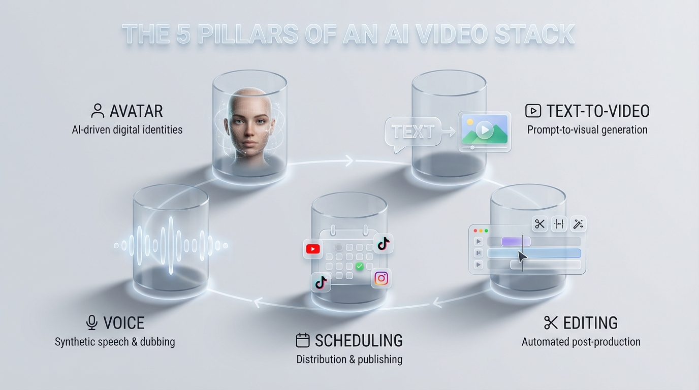 AI video workflow diagram for budget creators in India 2026