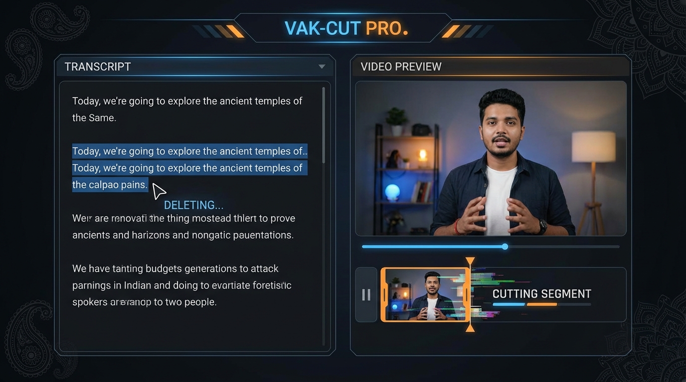 Feature comparison and workflow illustration for Indian creators