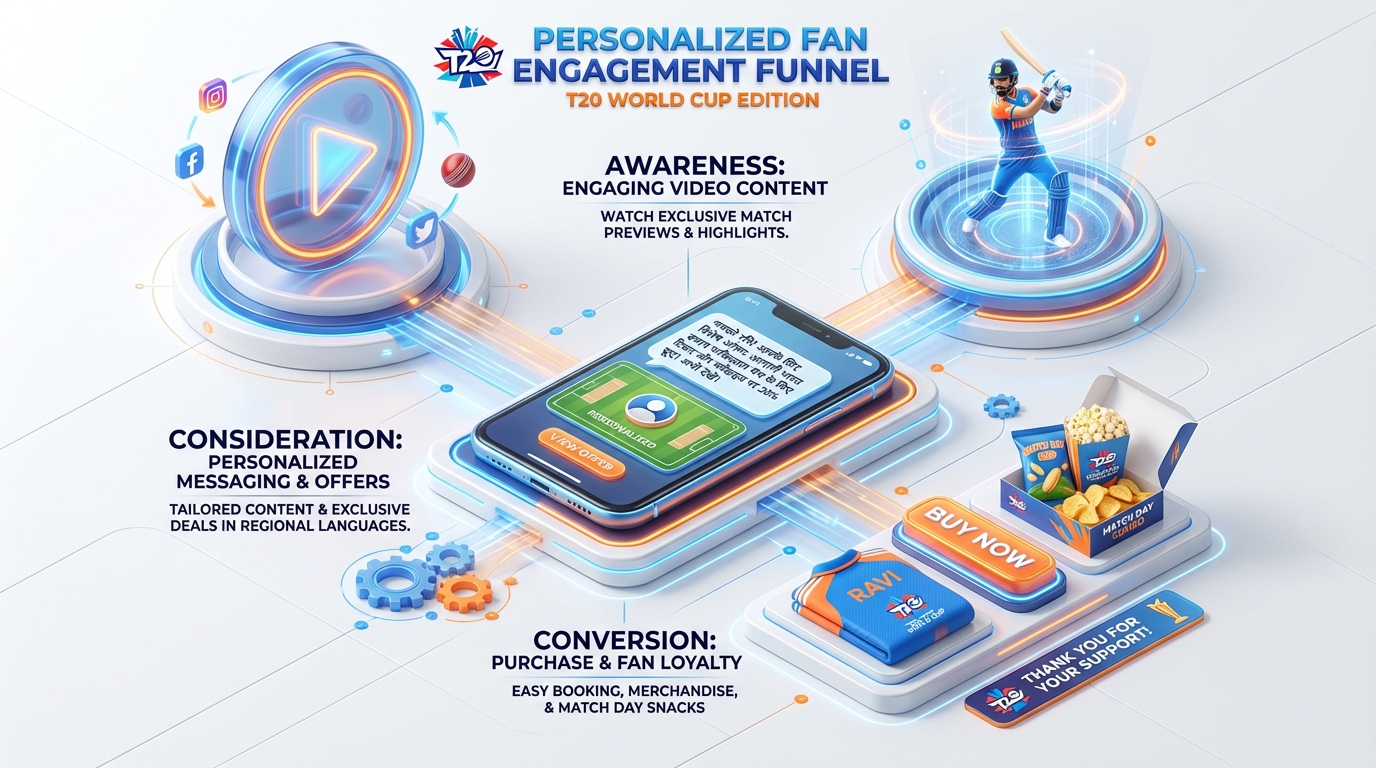 Personalized video orchestration for T20 World Cup campaigns