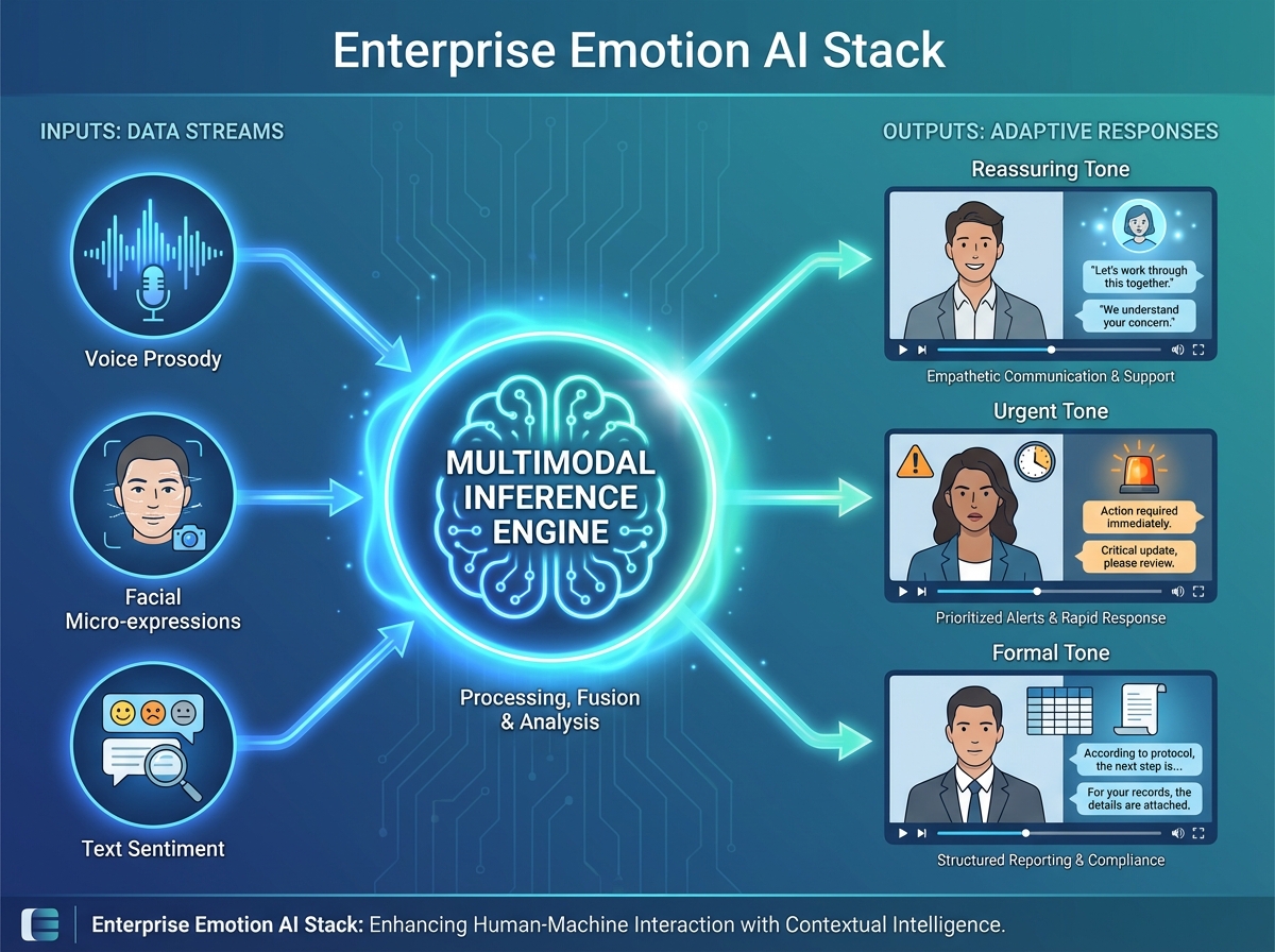 Architecture diagram for sentiment-responsive video campaign routing