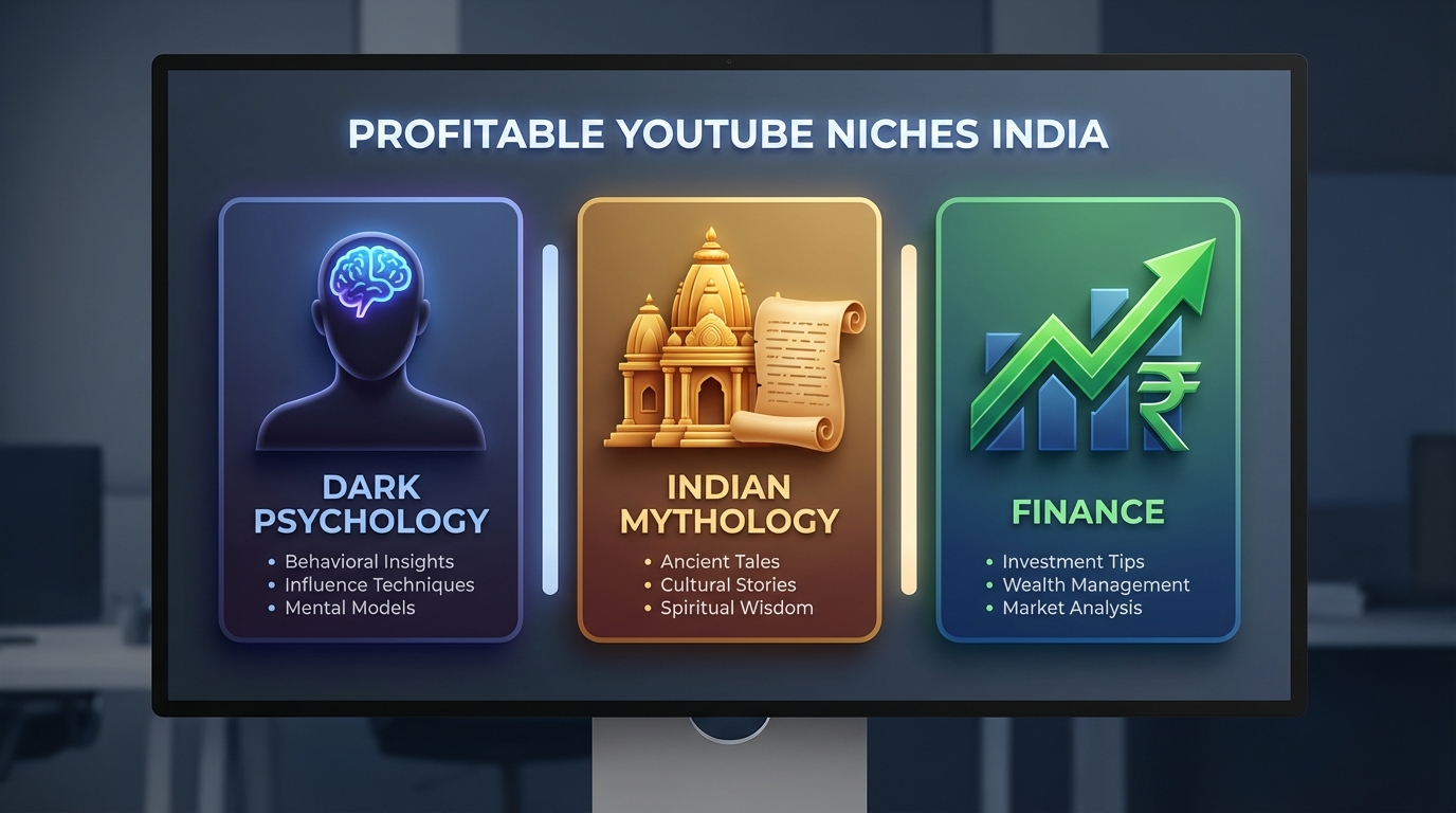 AI presenter overlaid on relevant B-roll in a faceless YouTube video