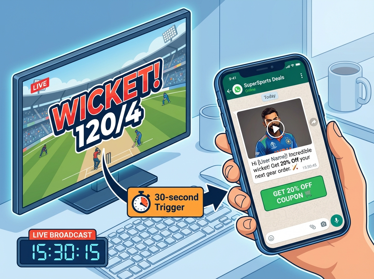 Regional cricket fan targeting and WhatsApp engagement journey map