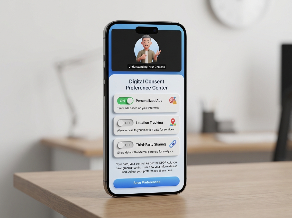 Illustration of automated privacy policy explainers and trust signal videos