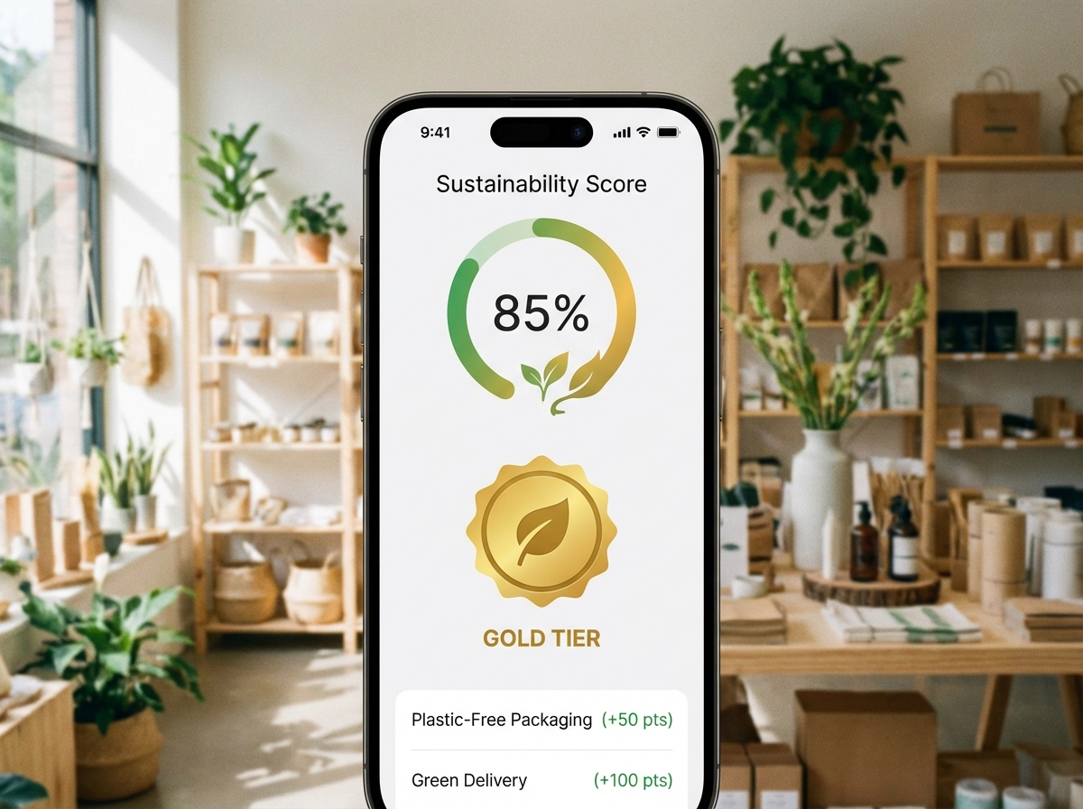 Workflow of eco‑loyalty automation architecture across data, impact, and orchestration layers