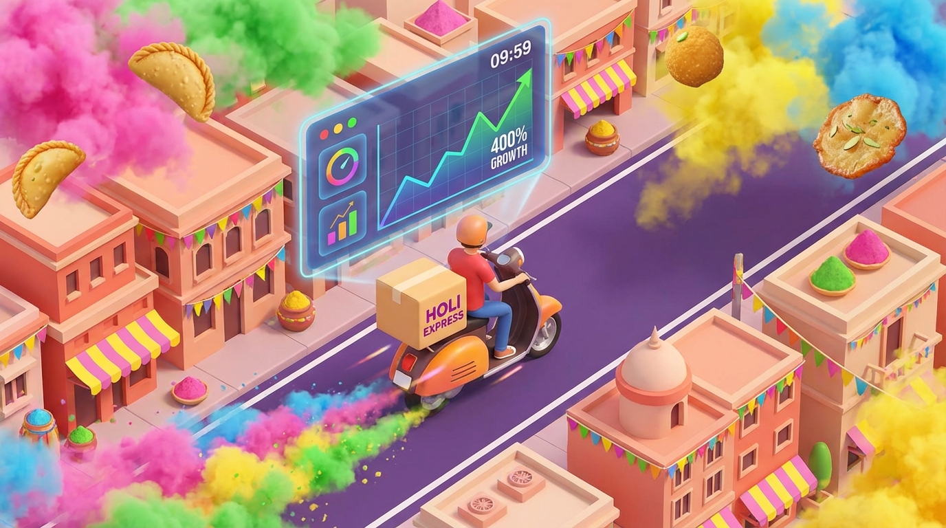 Personalized Holi marketing video example