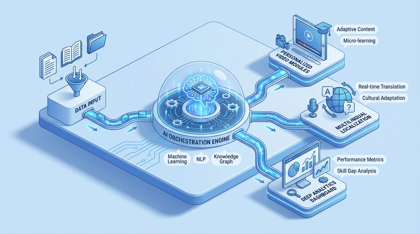Example of automated, role-based onboarding video experiences