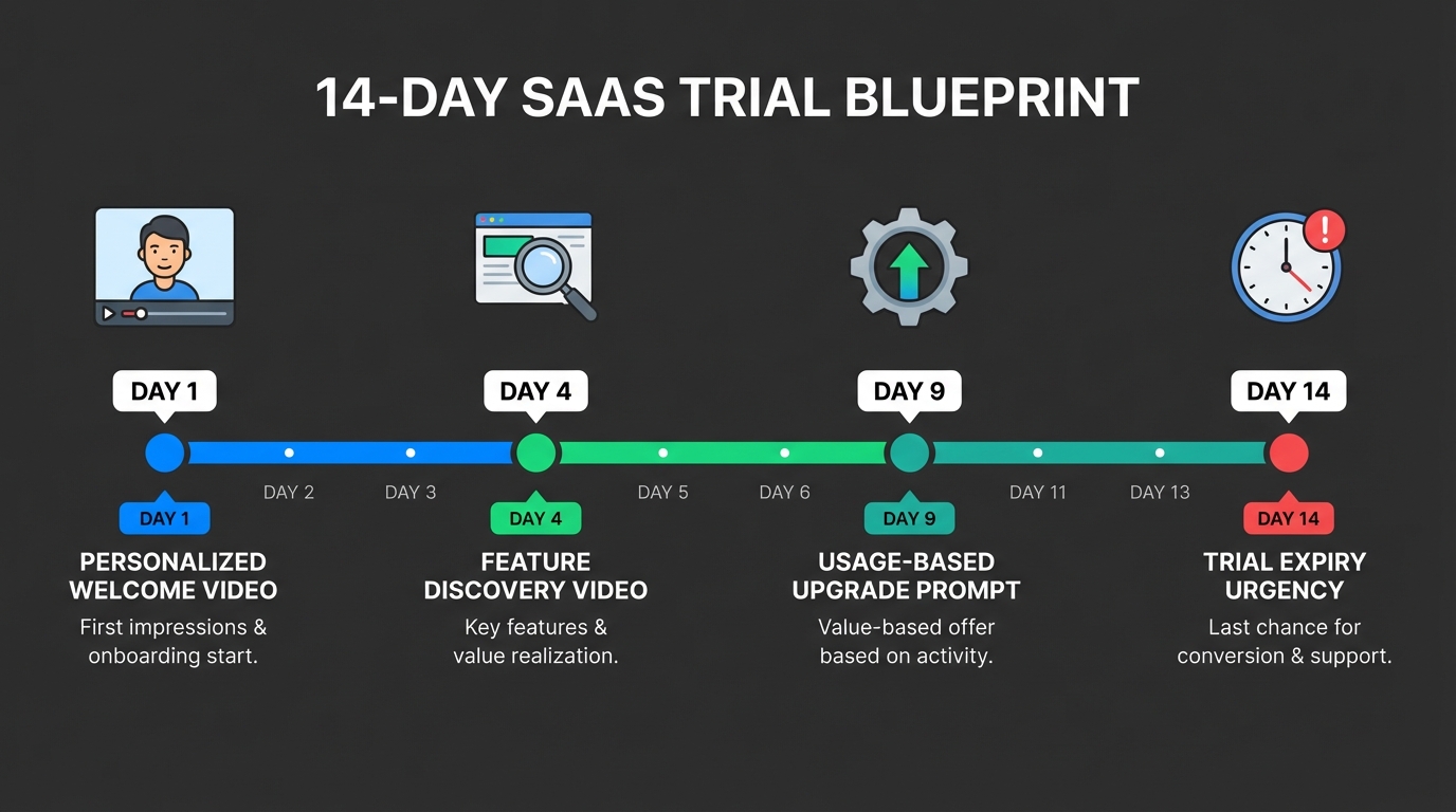 Omnichannel stack for PLG video automation across In-App, Email, WhatsApp