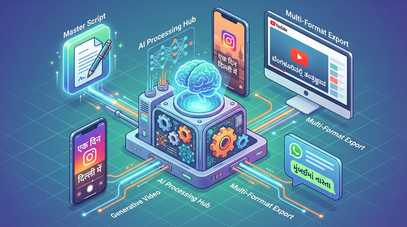 Workflow stages for AI-driven multilingual product launch