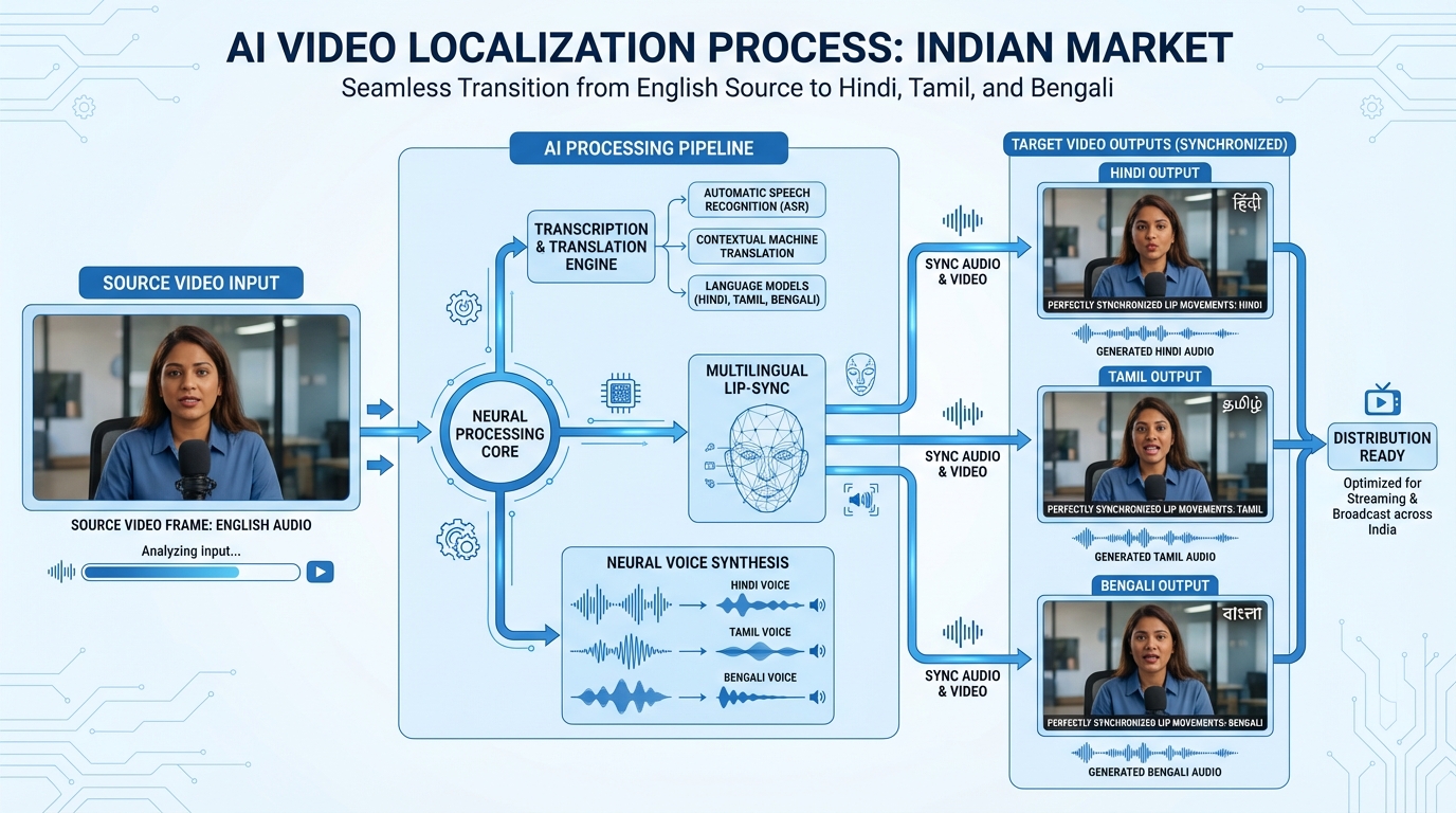Architecture diagram representing AI orchestration layers and LLM-agnostic routing