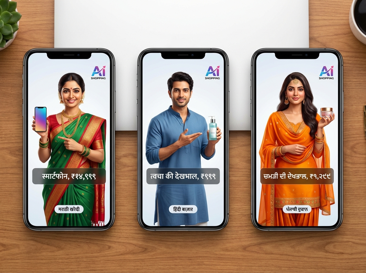 Diagram showing how voice SEO maps to spoken Hinglish queries and rich results