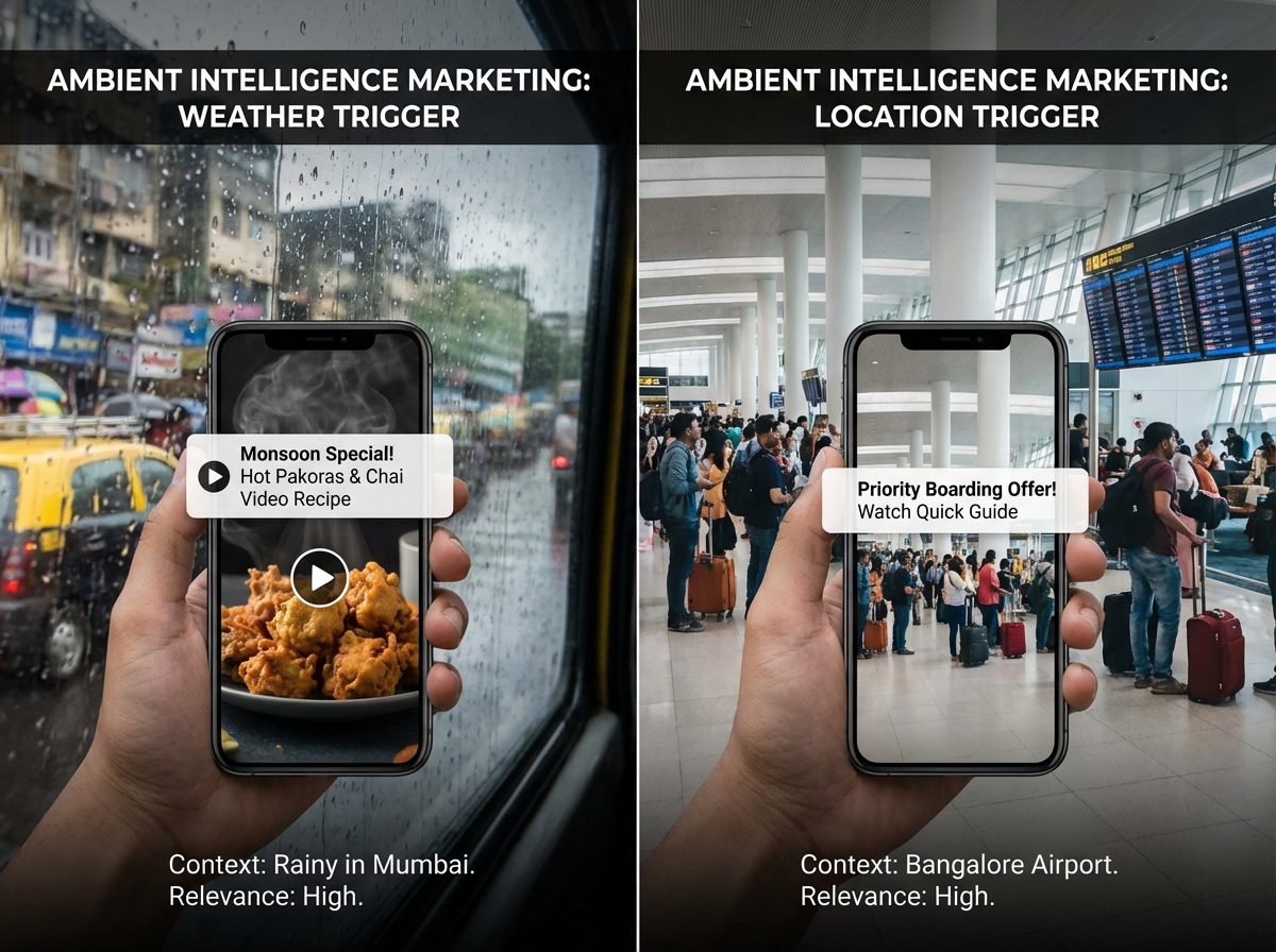 Context-aware video triggers illustration for Indian enterprise playbooks