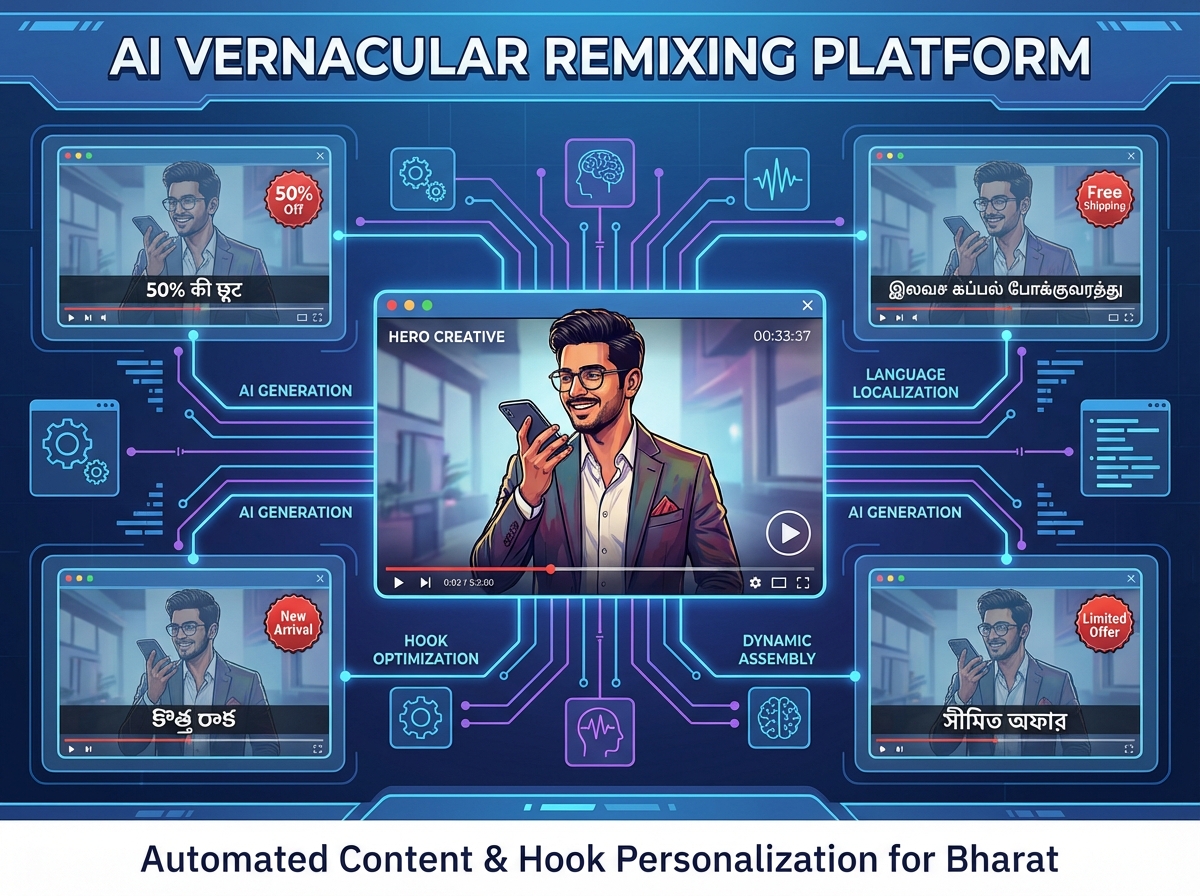Automation engine for testing and rotating AI-generated video ad variations