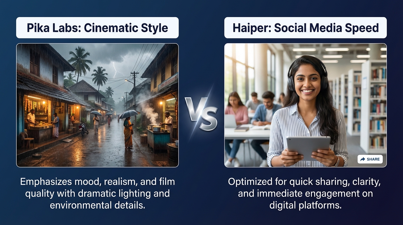 AI video tools comparison in India 2026