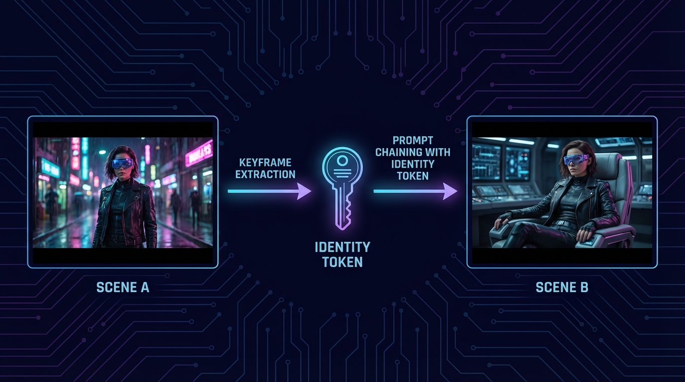 AI video prompt engineering illustration