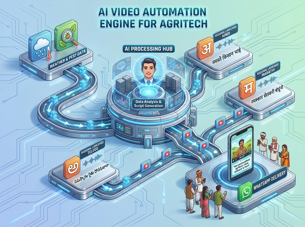 AI avatars and localization capabilities for agritech video creation