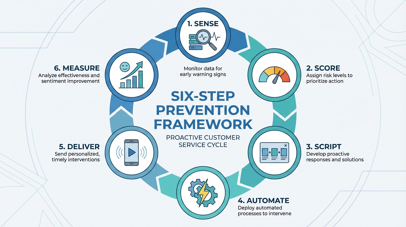 Sentiment-driven crisis prevention infographic