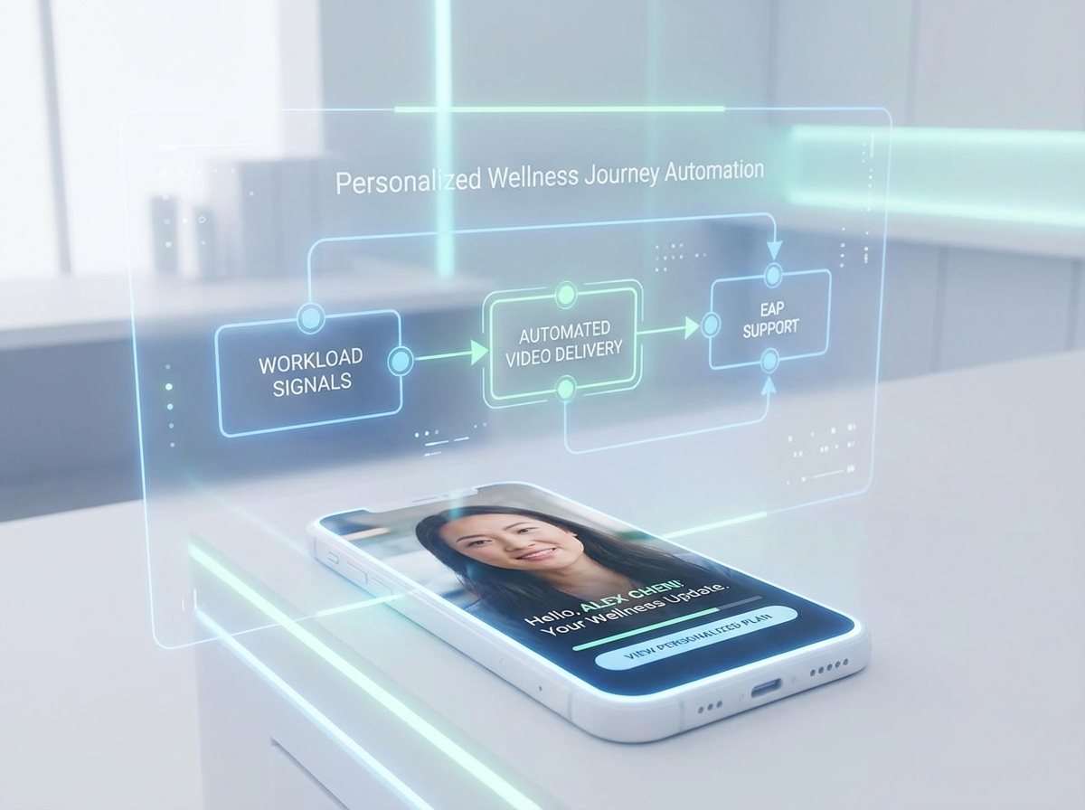 Dashboard visual showing wellness campaign KPIs and ROI tracking