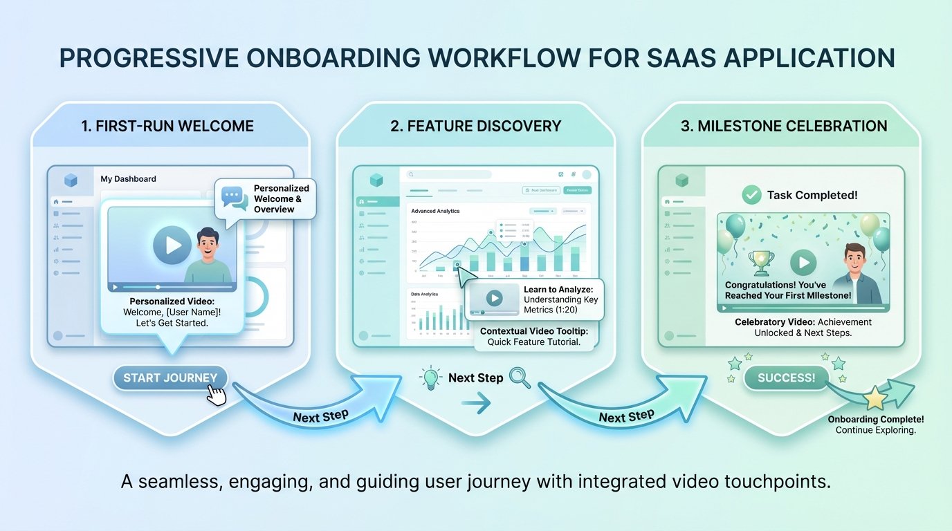 Dashboard showing AI video changelog automation