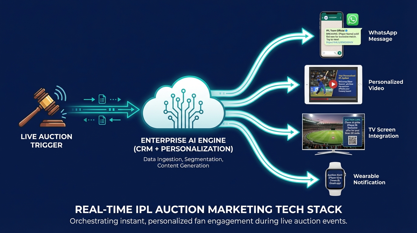 Enterprise engagement architecture for IPL 2026 auction personalization