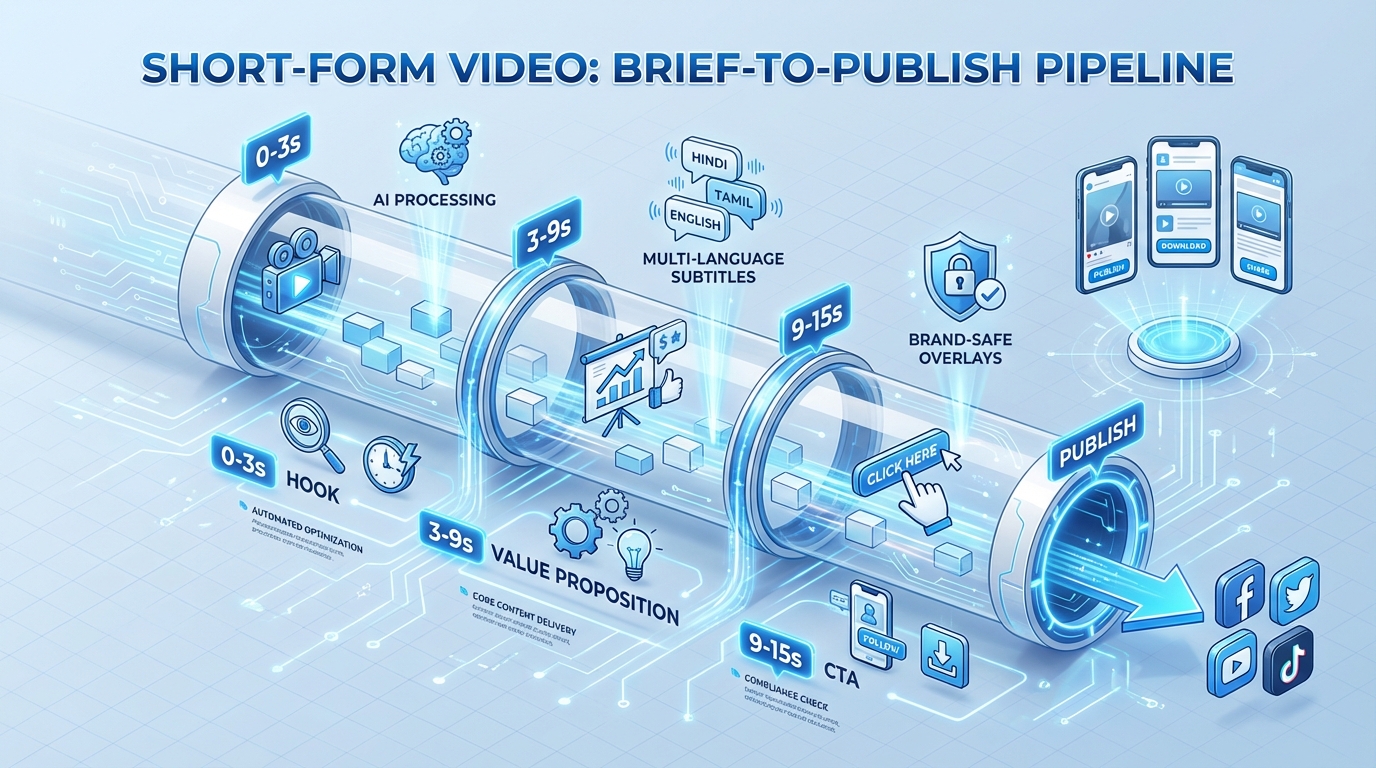 Social commerce and creator-led product launch automation illustration