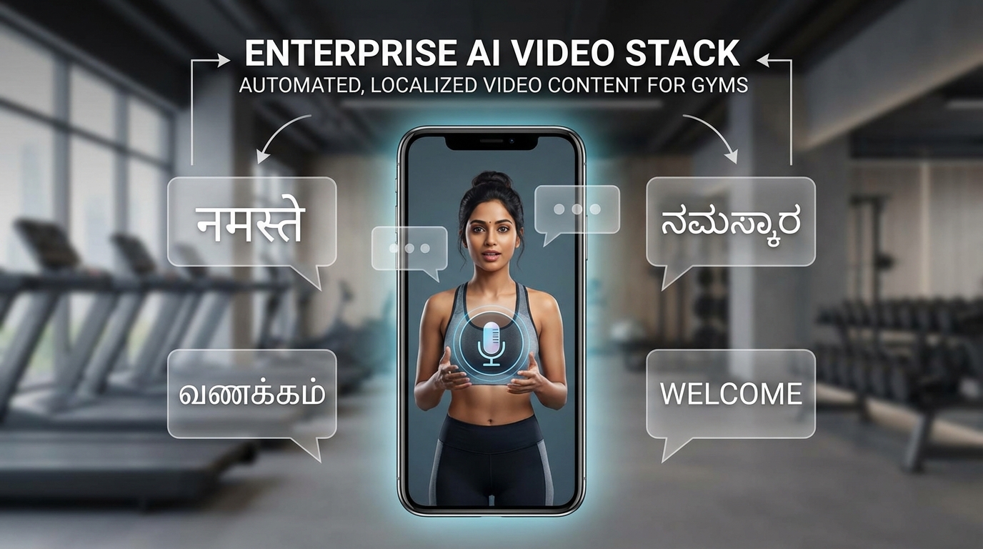 AI video strategy for Indian gyms in 2026 - distribution and ROI illustration