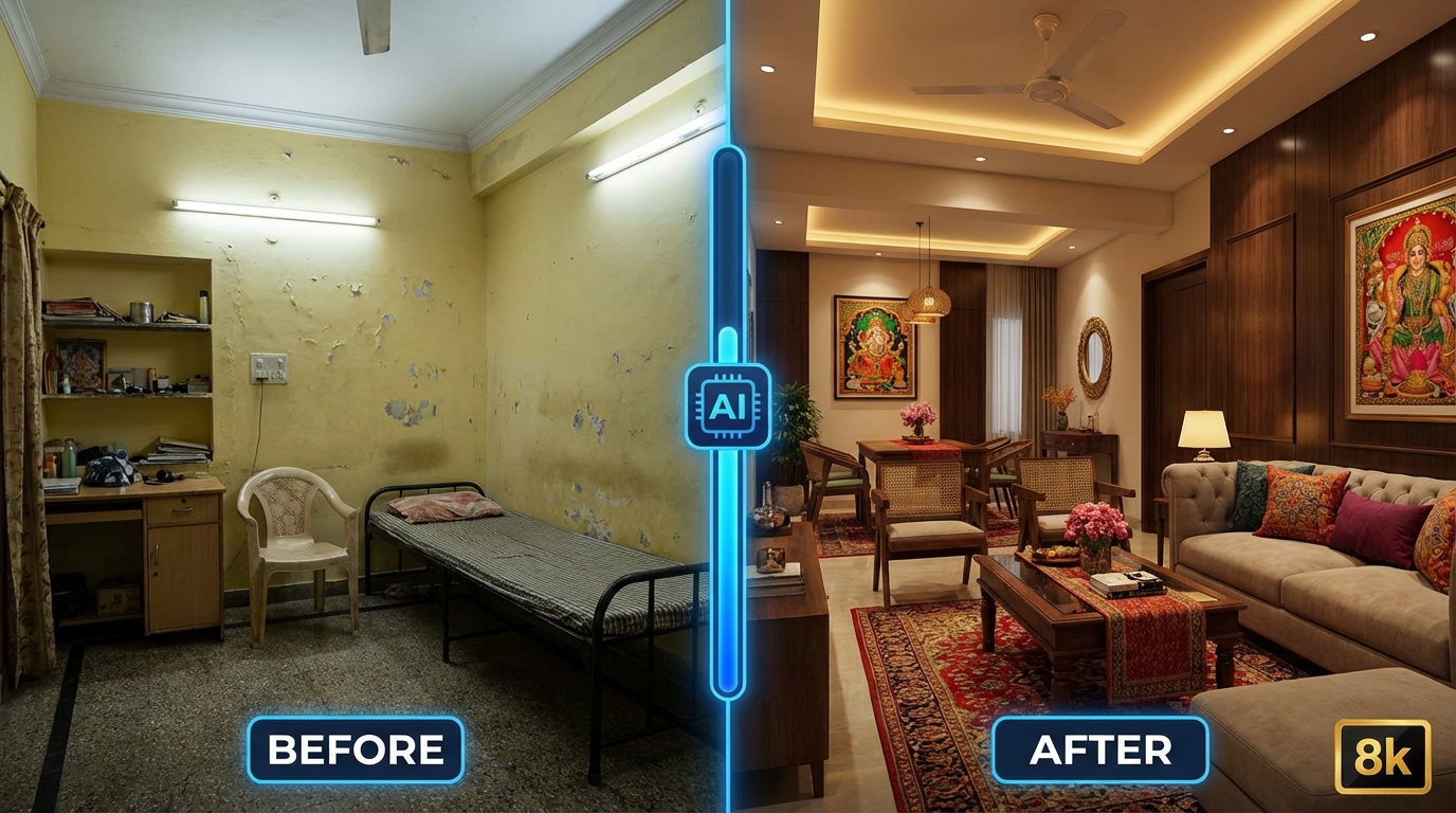 Enterprise AI video workflow diagram
