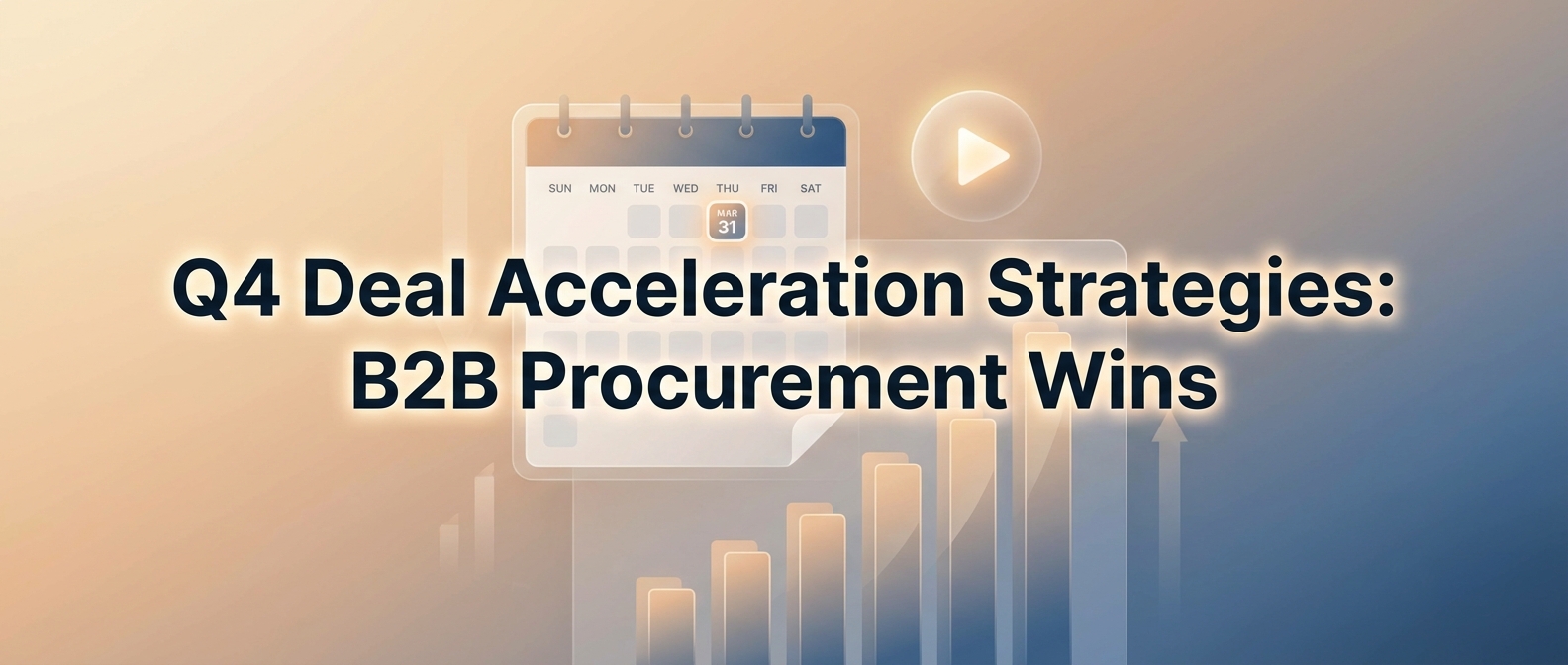 Q4 Deal Acceleration Strategies: B2B Procurement Wins
