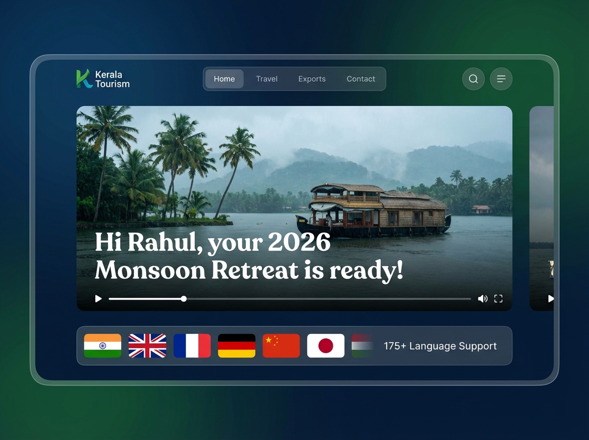 Northeast India monsoon campaigns featuring tea gardens and waterfalls