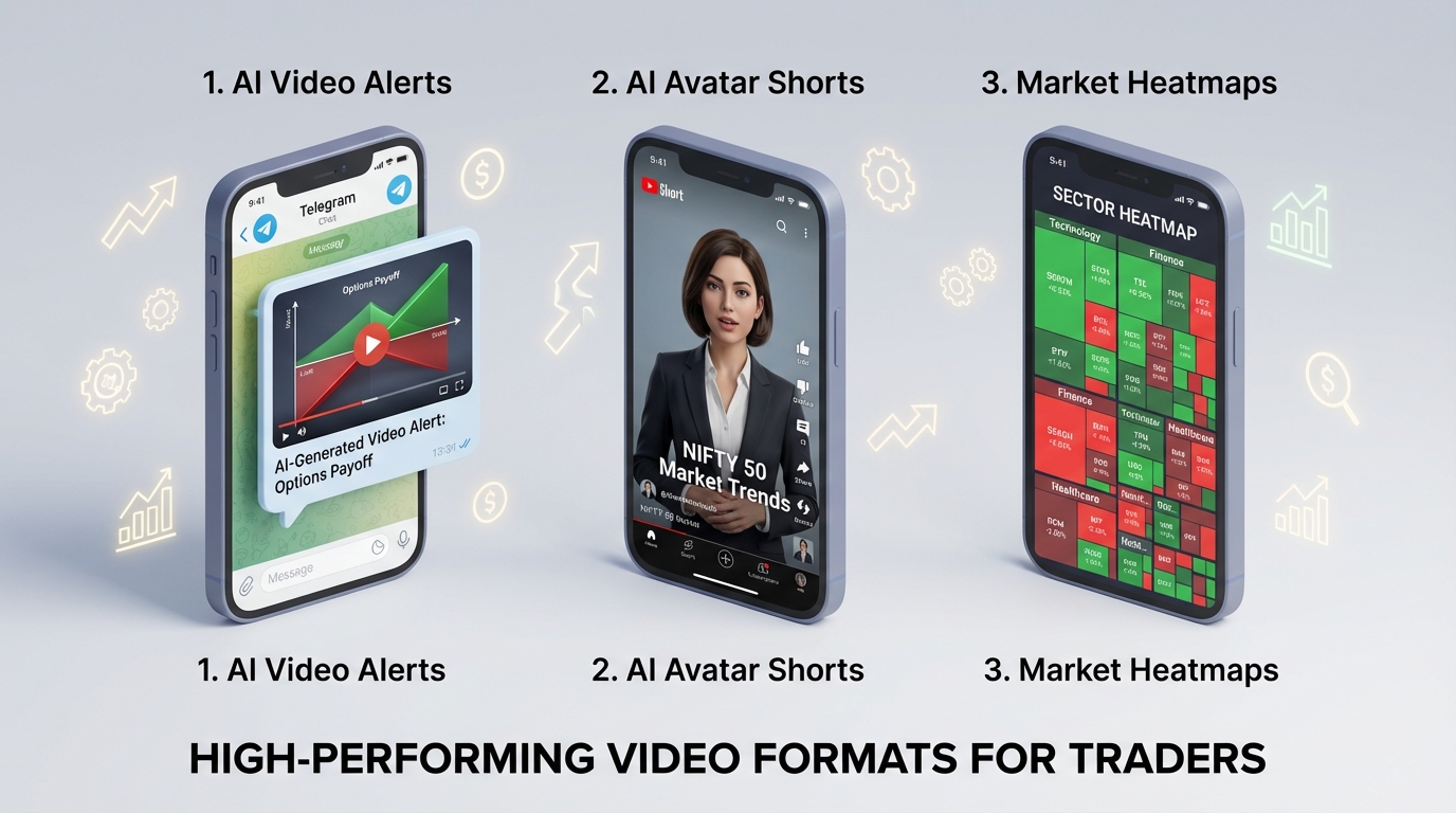 AI video compliance and workflow for Telegram trading channels