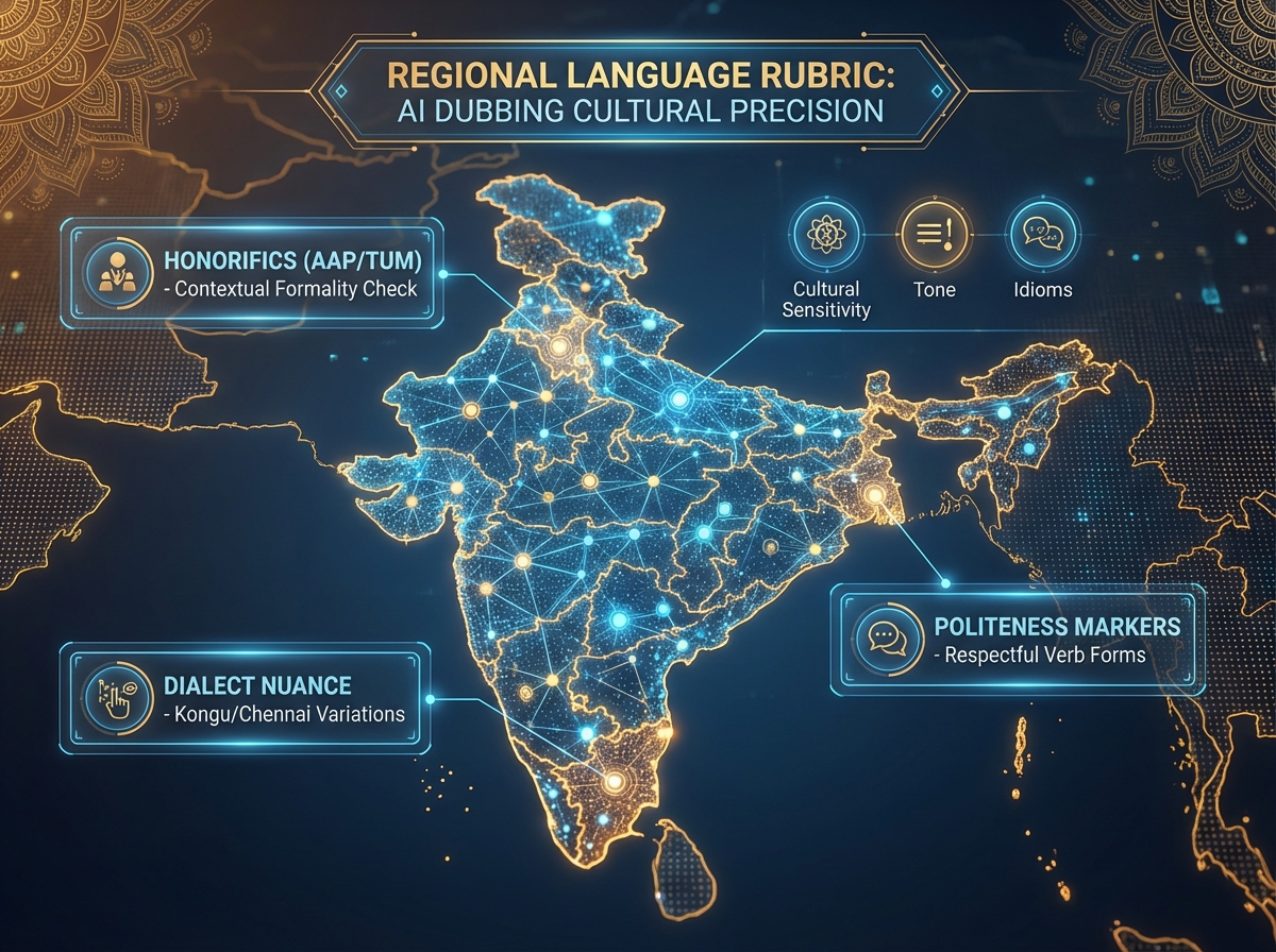 Operations stack for regional language dubbing QC tools