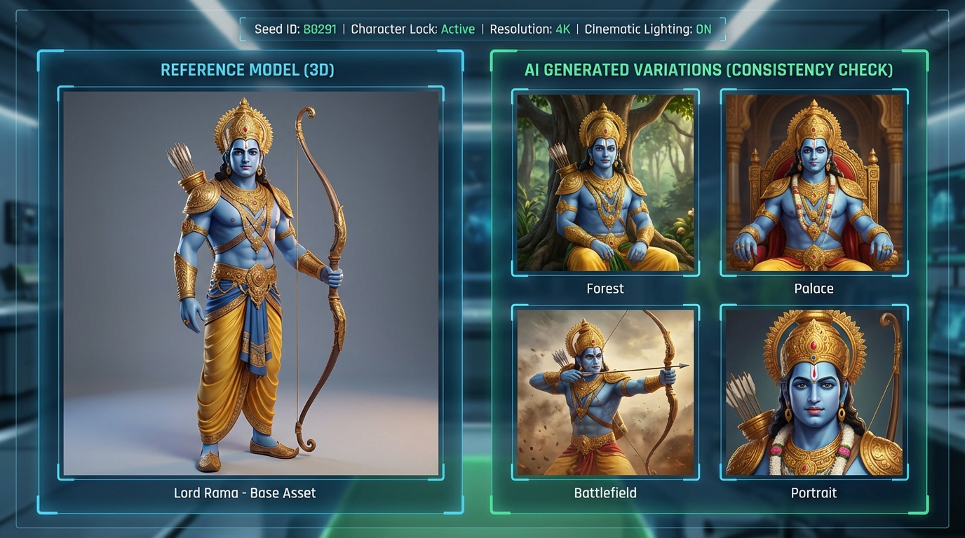 AI avatars for spiritual content demonstration