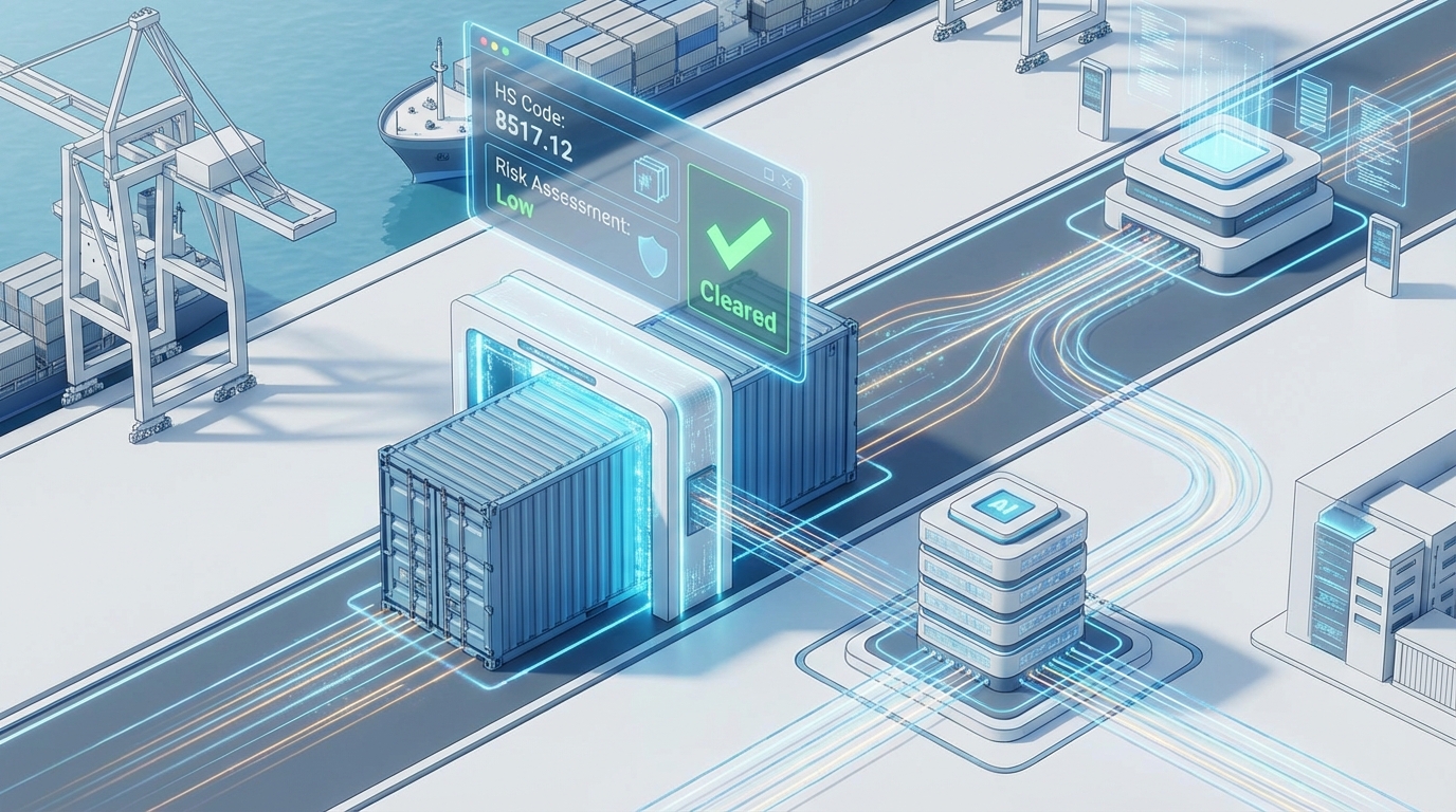 AI-driven logistics data feeds and yard telemetry visualization