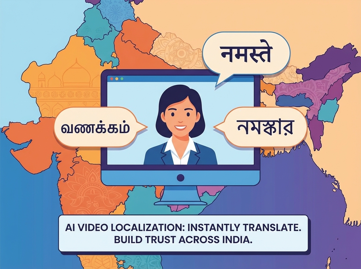 Founder using AI video localization tools