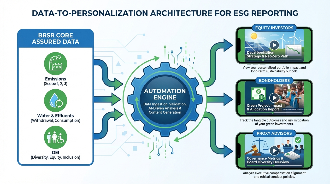 Environmental impact personalization architecture diagram