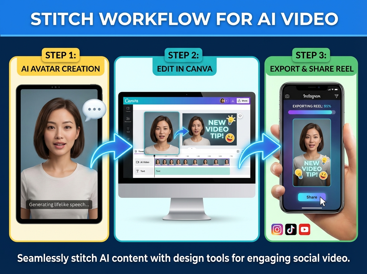 AI video creation tools demo screenshot