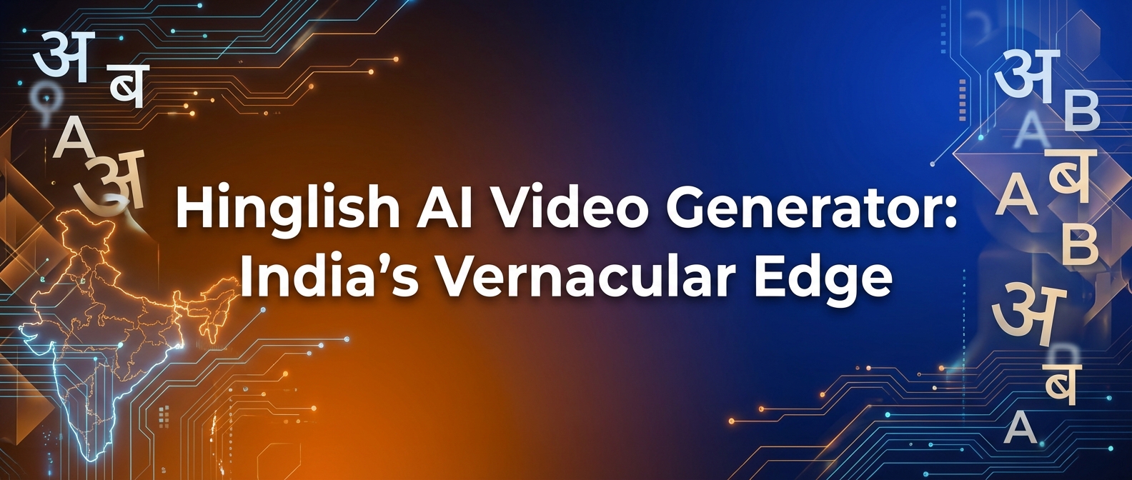 Hinglish AI Video Generator: India’s Vernacular Edge