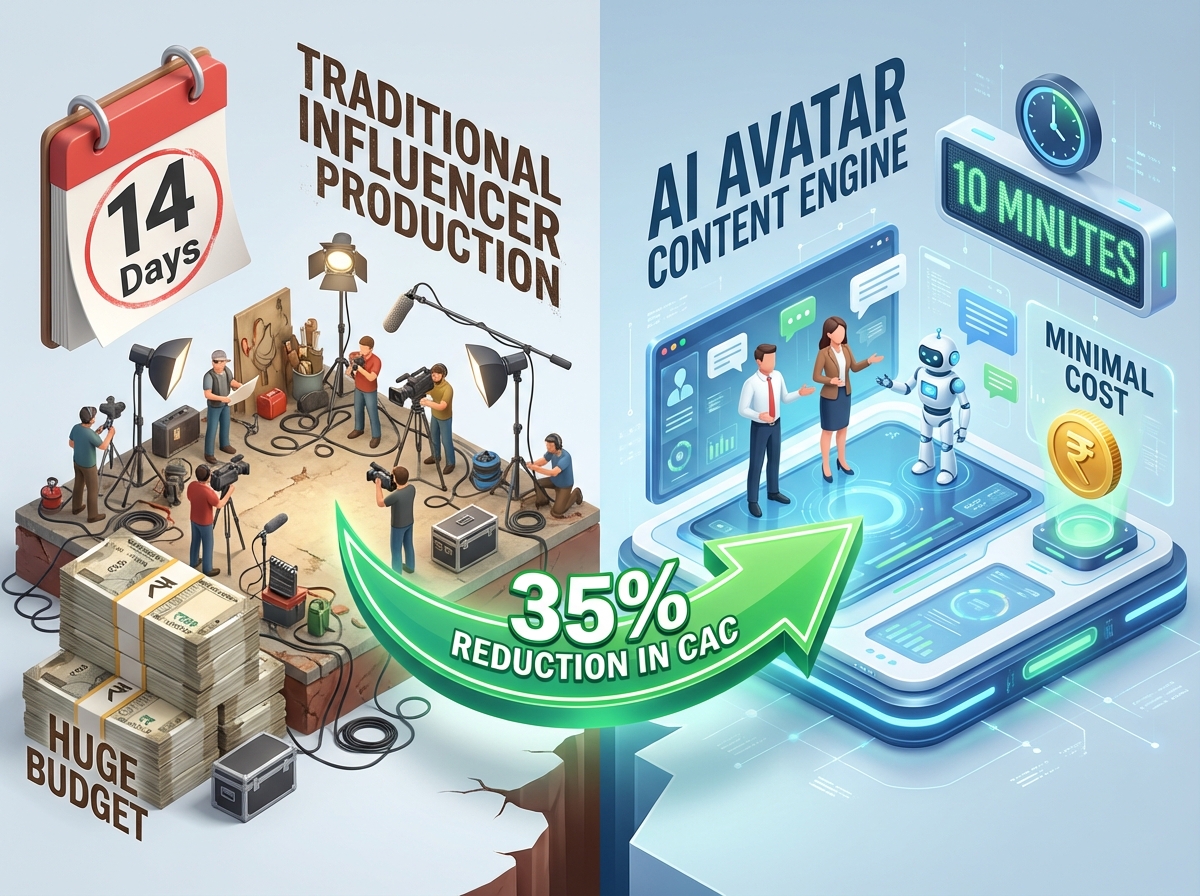 AI avatar content workflow and localization for India