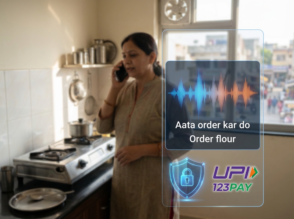 Conversational shopping architecture with ASR, NLU, dialog, CDP, and UPI 123PAY